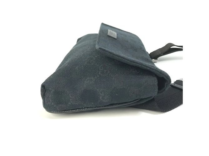 Borsa a tracolla Gucci 146304 GG Nero - vista 5