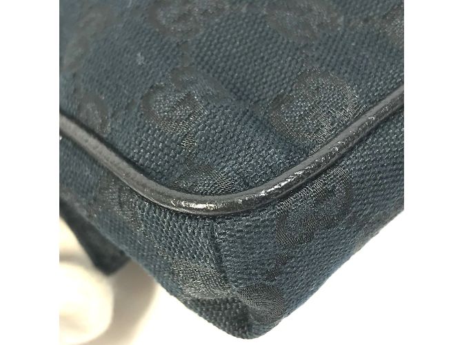 Borsa a tracolla Gucci 146304 GG Nero - vista 9