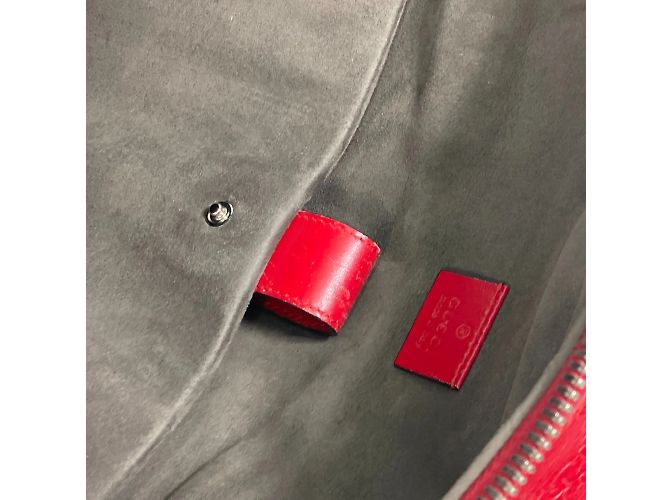 Gucci Red Leather Backpack - view 12
