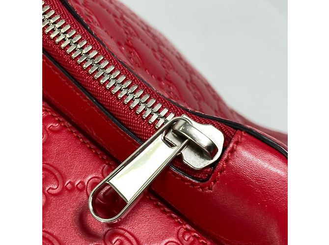 Gucci Red Leather Backpack - view 9