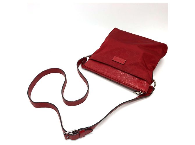 Borsa a Spalla GG 510342 di Gucci Rosso - vista 7