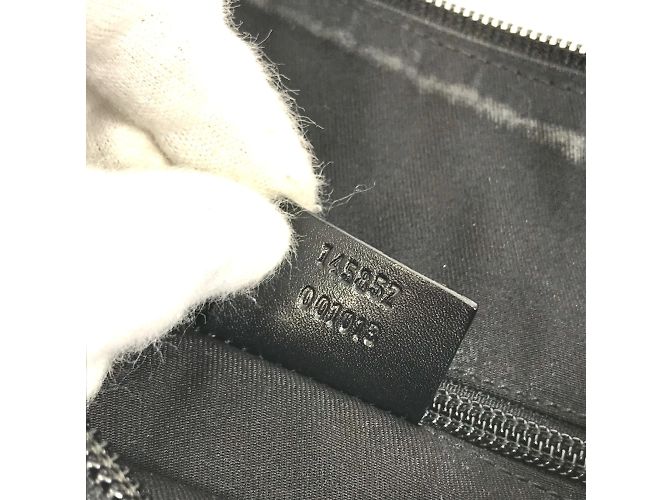 Borsa a Spalla GG Gucci 145857 Nero - vista 12