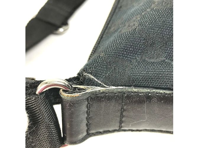 Borsa a Spalla GG Gucci 145857 Nero - vista 6