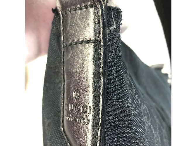 Borsa a Spalla GG Gucci 145857 Nero - vista 8