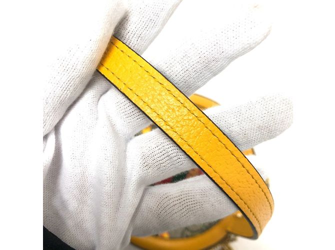 Borsa a Spalla GG 550618 di Gucci Giallo - vista 10