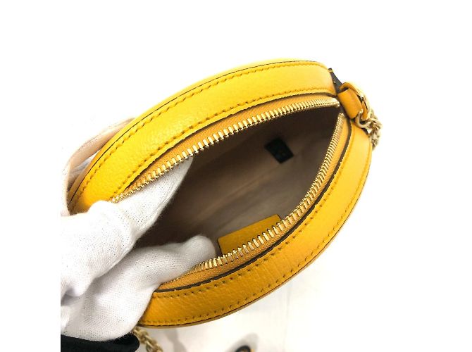 Borsa a Spalla GG 550618 di Gucci Giallo - vista 11
