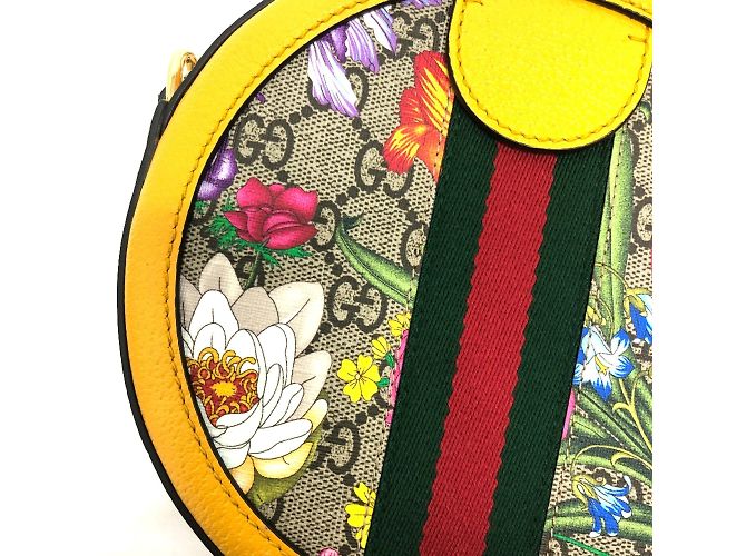 Borsa a Spalla GG 550618 di Gucci Giallo - vista 13