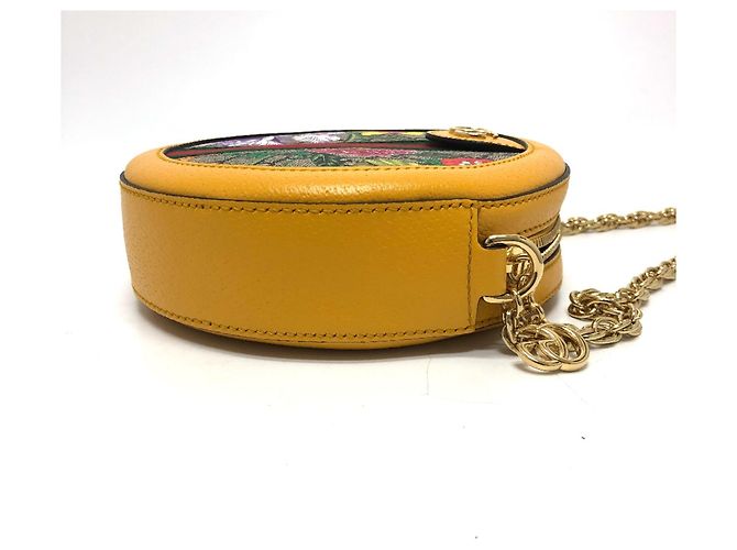 Borsa a Spalla GG 550618 di Gucci Giallo - vista 3