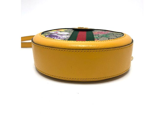 Borsa a Spalla GG 550618 di Gucci Giallo - vista 4