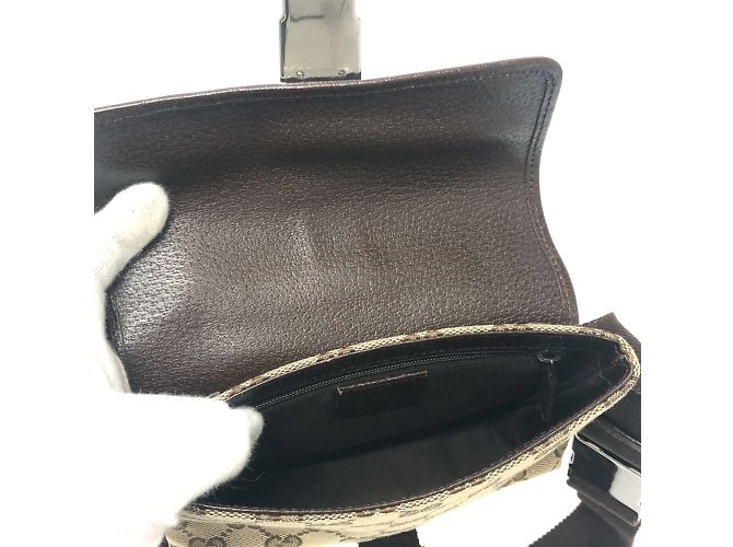 Marsupio GG Gucci 131236 Beige - vista 12