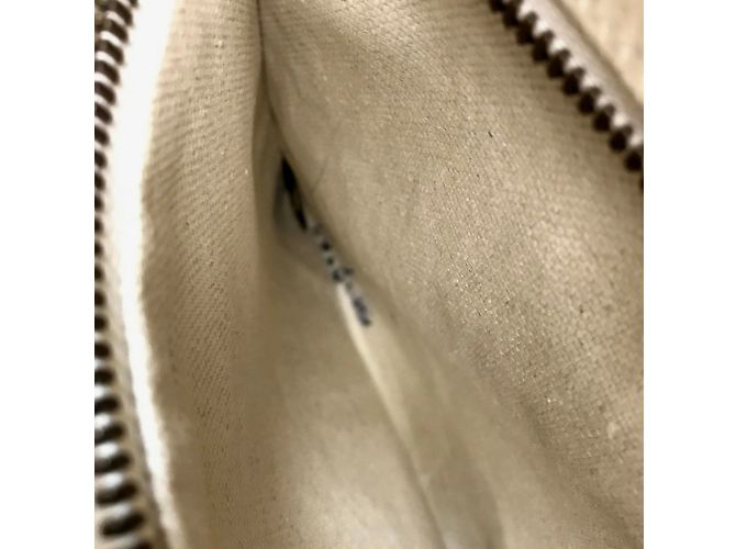 Borsa a spalla in pelle bianca Gucci Bianco - vista 12