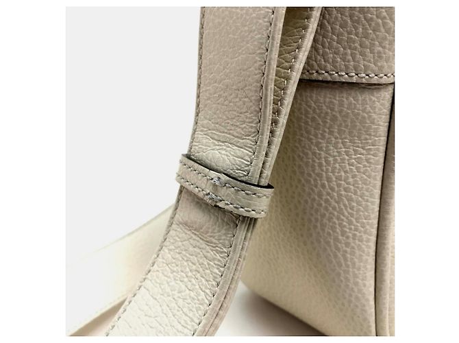Borsa a spalla in pelle bianca Gucci Bianco - vista 13