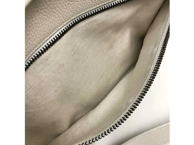 Borsa a spalla in pelle bianca Gucci Bianco - vista 8