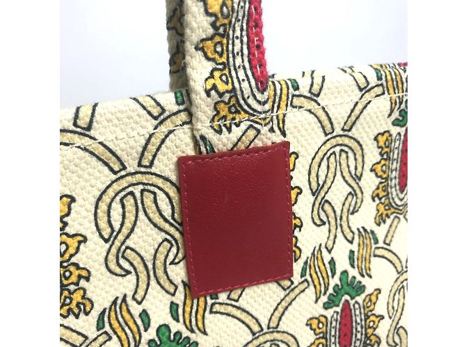 Beige Stoff Tragetasche von Gucci - Ansicht 9