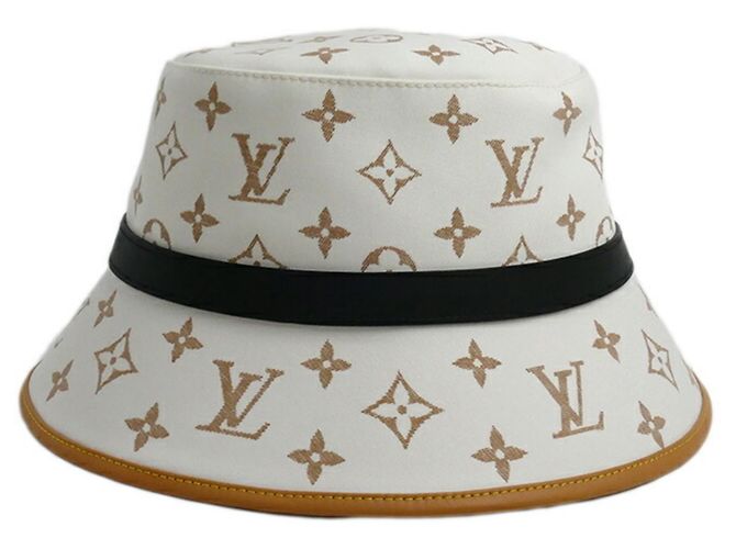Cappello bucket Dauphine Louis Vuitton Bianco Beige - vista 2