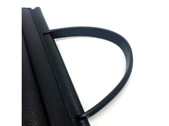 Borsa in pelle nera Burberry Nero - vista 10