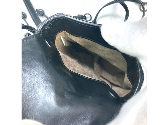 Borsa a Spalla Intrecciato di Bottega Veneta Nero - vista 14
