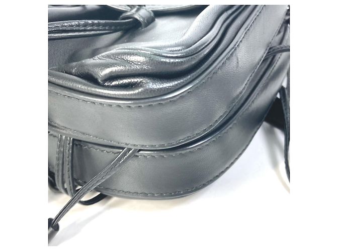 Borsa a Spalla Intrecciato di Bottega Veneta Nero - vista 9