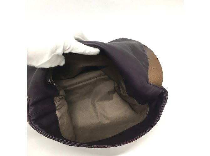 Borsa a Spalla Intrecciato di Bottega Veneta Marrone - vista 10