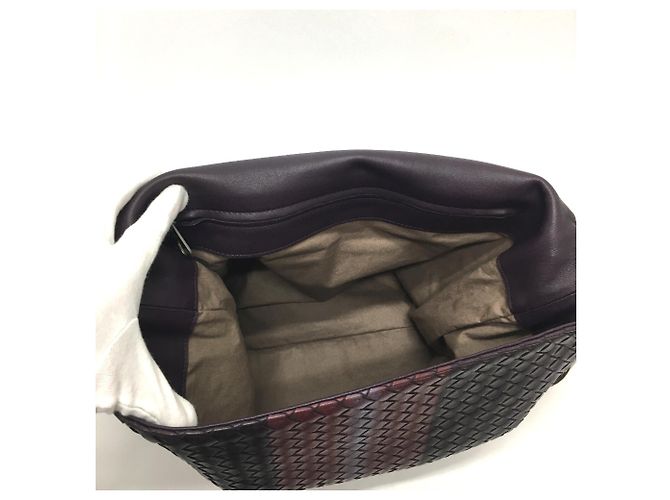 Borsa a Spalla Intrecciato di Bottega Veneta Marrone - vista 11