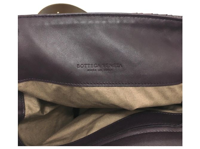 Borsa a Spalla Intrecciato di Bottega Veneta Marrone - vista 13