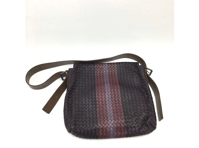 Borsa a Spalla Intrecciato di Bottega Veneta Marrone - vista 2