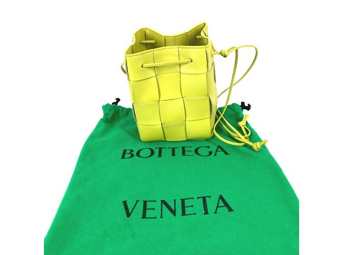 Borsa a tracolla bucket pochette Bottega Veneta Verde - vista 10
