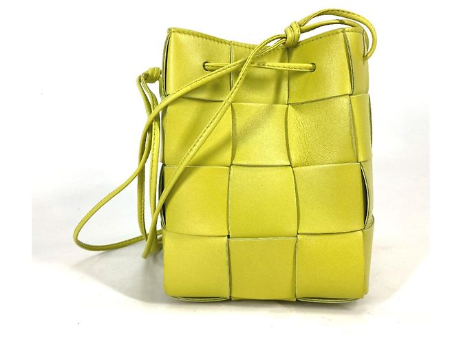 Borsa a tracolla bucket pochette Bottega Veneta Verde - vista 2