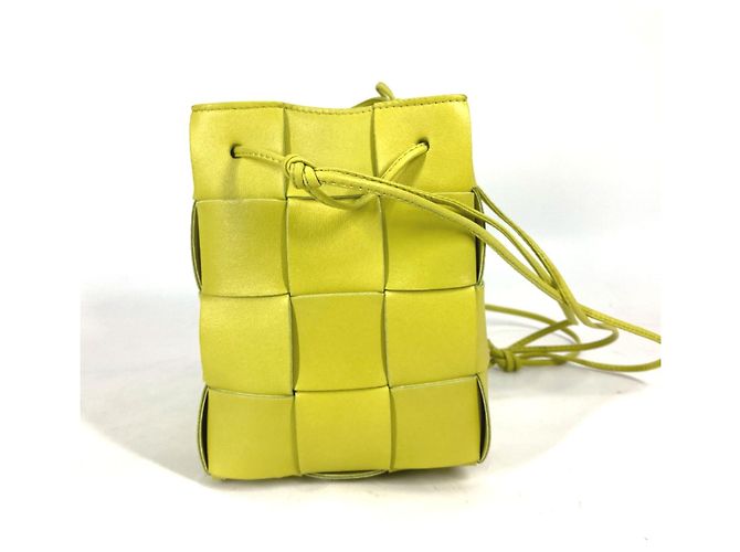 Borsa a tracolla bucket pochette Bottega Veneta Verde - vista 4