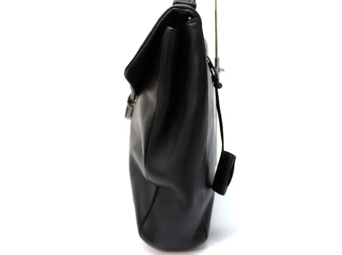 Malette en cuir noir Bottega Veneta - vue 2