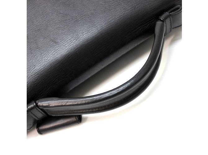 Malette en cuir noir Bottega Veneta - vue 8