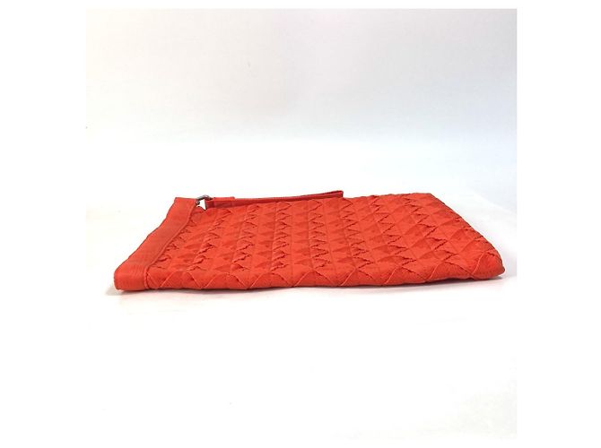 Pochette Intrecciato de Bottega Veneta Orange - vue 7