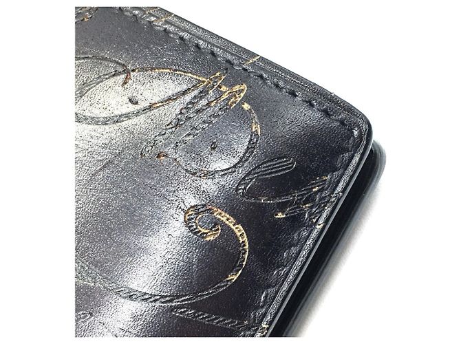 Carteira bi-fold de couro roxa Berluti - vista 4