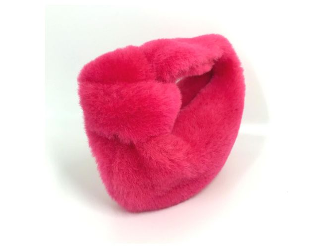Borsa a mano rosa Bottega Veneta - vista 3