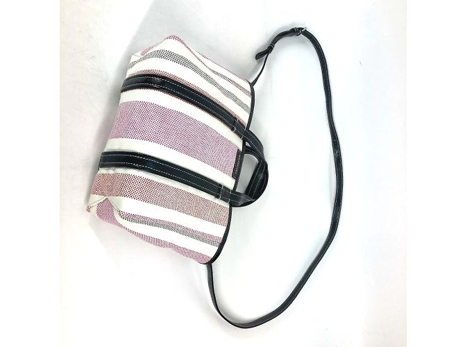 Borsa a Spalla Balenciaga 671404 Stripe 2WAY Rosa - vista 13