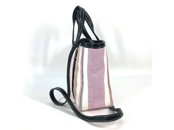 Borsa a Spalla Balenciaga 671404 Stripe 2WAY Rosa - vista 4