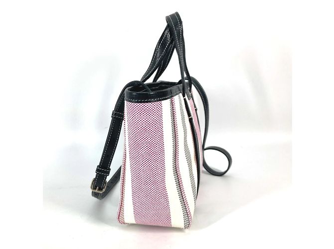 Borsa a Spalla Balenciaga 671404 Stripe 2WAY Rosa - vista 5