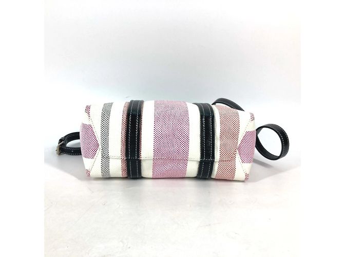 Borsa a Spalla Balenciaga 671404 Stripe 2WAY Rosa - vista 6