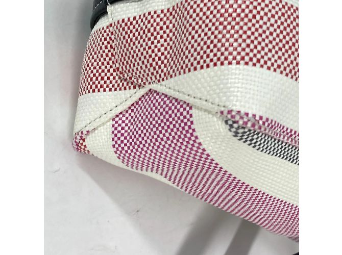 Borsa a Spalla Balenciaga 671404 Stripe 2WAY Rosa - vista 7