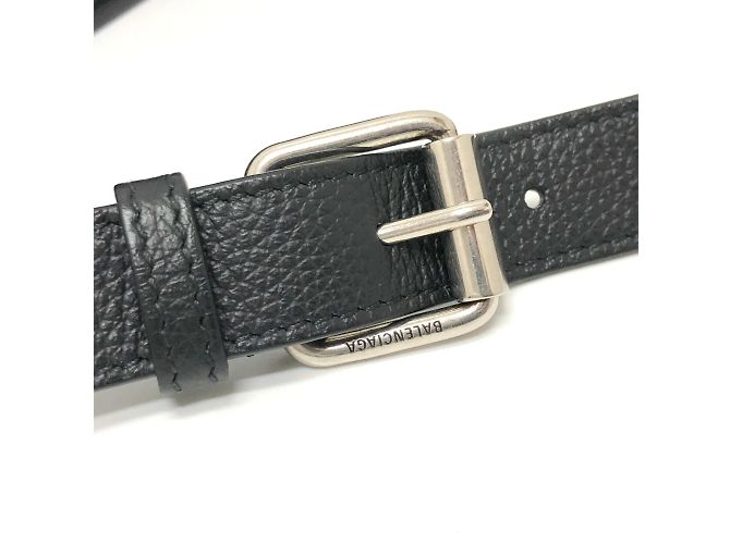 Borsa a spalla in pelle nera Balenciaga Nero - vista 10