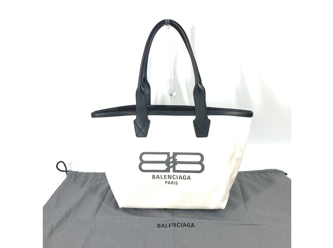 Bicolor Tote Bag von Balenciaga Weiß - Ansicht 14