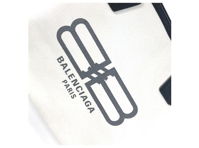 Bicolor Tote Bag von Balenciaga Weiß - Ansicht 8
