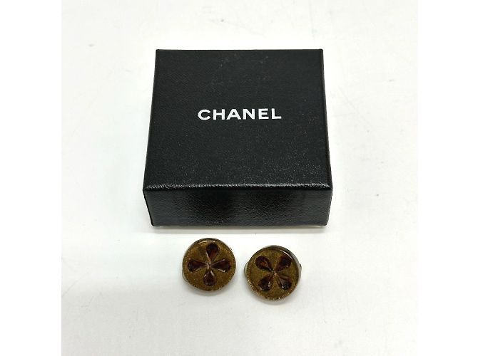 Orecchini a clip dorati Chanel 01C D'oro - vista 12