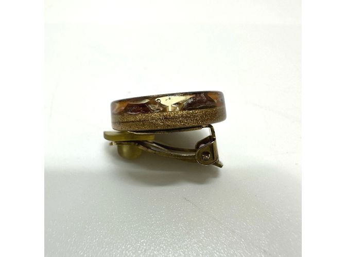 Orecchini a clip dorati Chanel 01C D'oro - vista 8