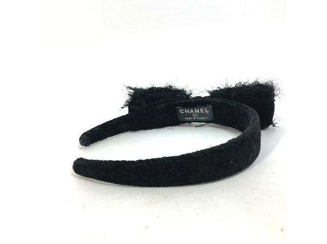 Fascia per capelli Chanel 14K Katyusha Nera Nero - vista 4