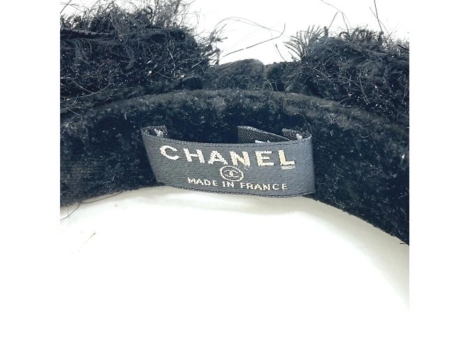 Fascia per capelli Chanel 14K Katyusha Nera Nero - vista 5