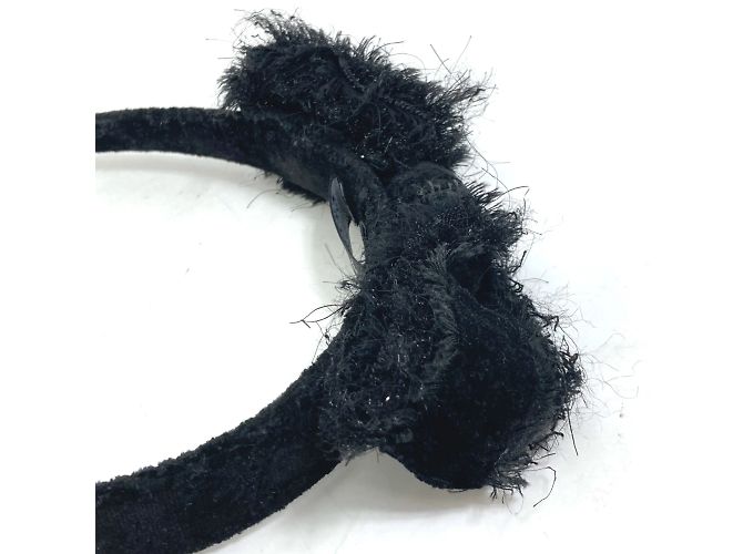 Fascia per capelli Chanel 14K Katyusha Nera Nero - vista 7