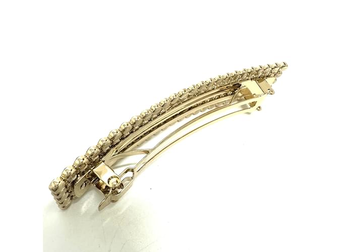 Accessorio per capelli logo Chanel Valletta oro Nero - vista 13