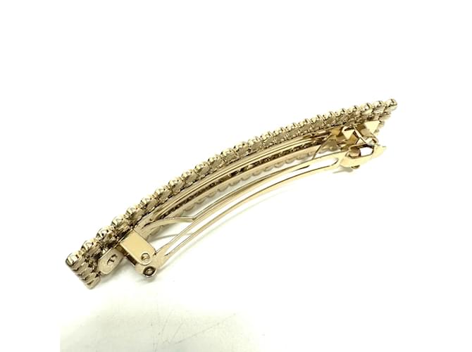 Accessorio per capelli logo Chanel Valletta oro Nero - vista 14