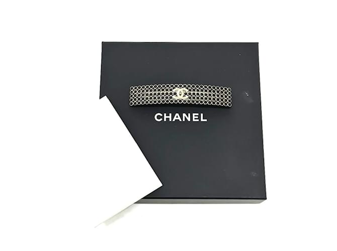 Accessorio per capelli logo Chanel Valletta oro Nero - vista 15